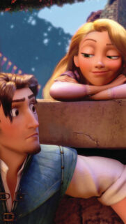 Disney Tangled Rapunzel and Flynn Rider Mobile Wallpaper