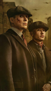 Cillian Murphy and Barry Keoghan Peaky Blinders Mobile Wallpaper