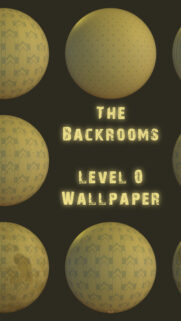 The Backrooms Level 0 Yellow Pattern Aesthetic Mobile Wallpaper
