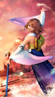 Yuna Final Fantasy X Summoner Mobile Wallpaper