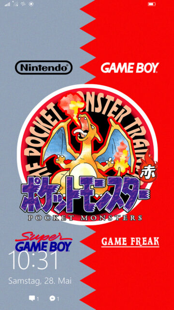 Vintage Charizard Nintendo Game Boy Mobile Wallpaper