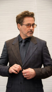 Robert Downey Jr Wearing Tinted Glasses Mobile Wallpaper