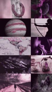 Sagittarius Celestial Aesthetic: Fire Sign Astrology & Manifestation Wallpaper