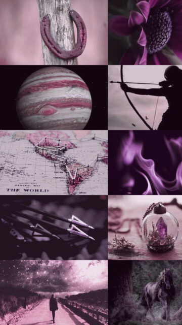 Sagittarius Celestial Aesthetic: Fire Sign Astrology & Manifestation Wallpaper