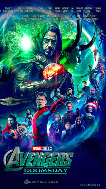 Avengers Doomsday Fan Art Mobile Wallpaper