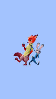 Nick Wilde and Judy Hopps Zootopia Mobile Wallpaper