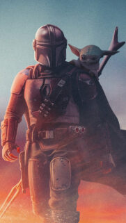 The Mandalorian and Grogu Cinematic Adventure Mobile Wallpaper