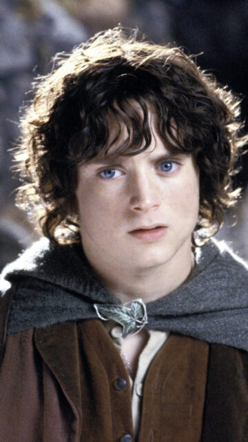 Elijah Wood as Frodo Baggins Portrait Mobile Wallpaper