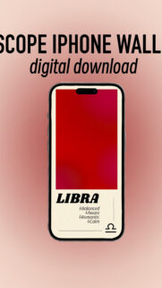 Libra Zodiac Aesthetic Energy Traits and Symbolic Astrology iPhone Wallpaper