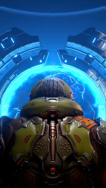 Doom Slayer Portal Mobile Wallpaper