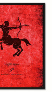 Sagittarius Zodiac Sign: Fire Element and Adventure Aesthetic Wallpaper