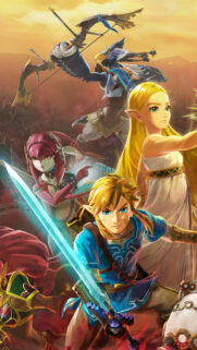 Legend of Zelda Breath of the Wild Champions Mobile Wallpaper