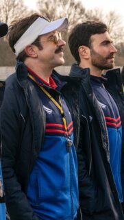 Ted Lasso and Roy Kent Coaching Team Mobile Wallpaper