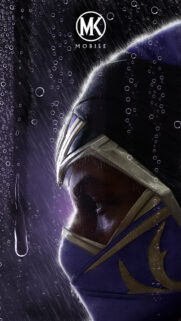 Mortal Kombat Rain Face Profile Mobile Wallpaper