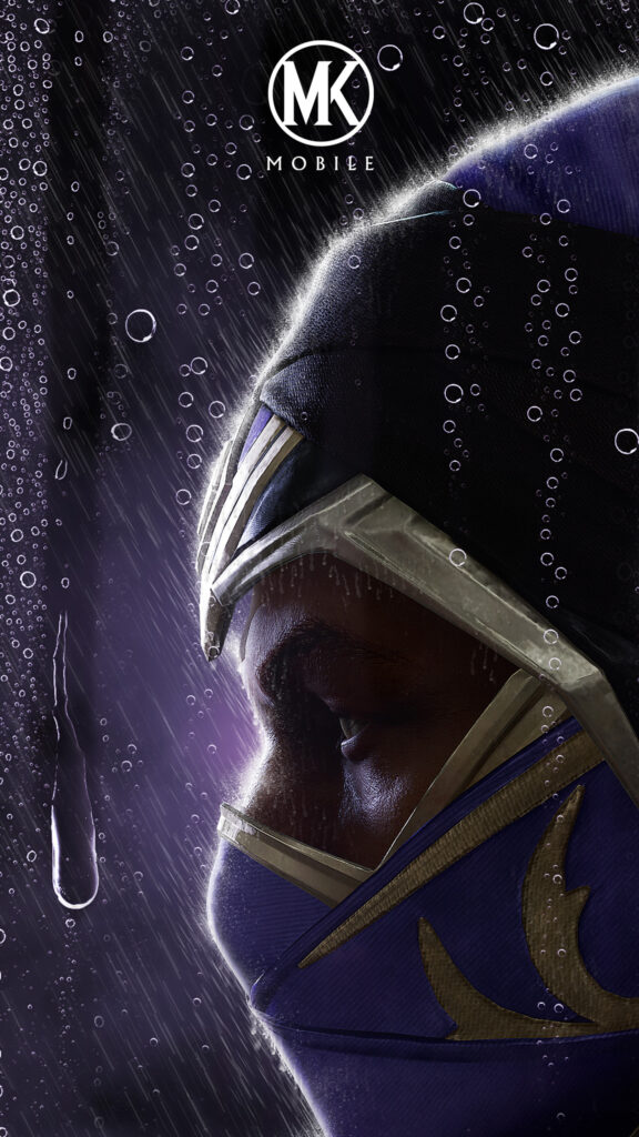 Mortal Kombat Rain Face Profile Mobile Wallpaper
