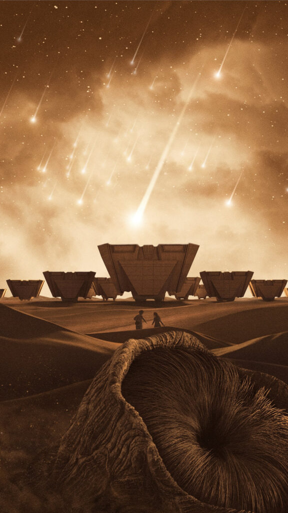 Surreal Desert Science Fiction Mobile Wallpaper