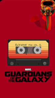 Star-Lord Awesome Mix Vol. 2 Marvel Mobile Wallpaper