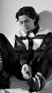 Timothée Chalamet Portrait Aesthetic Mobile Wallpaper