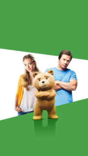 Ted 2 Cast Members Minimalist Mobile Wallpaper