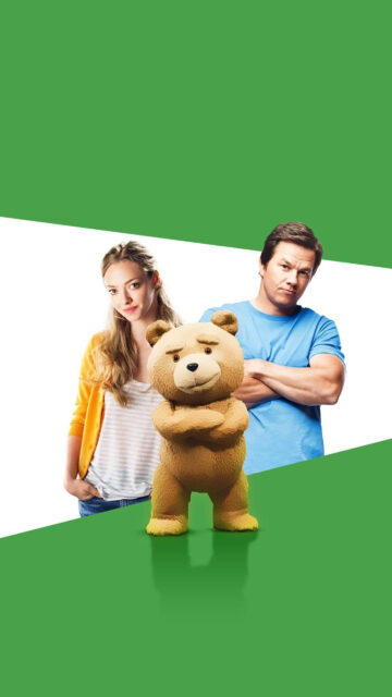 Ted 2 Cast Members Minimalist Mobile Wallpaper