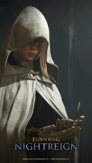Mysterious Cloaked Figure Elden Ring Fan Art Mobile Wallpaper