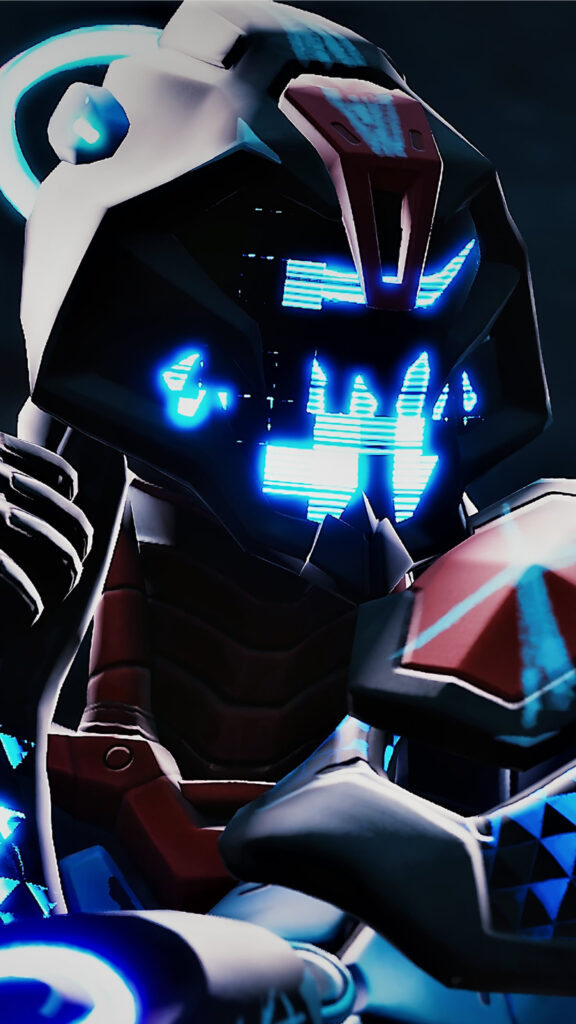 Robotic Cybernetic Warrior Mobile Wallpaper