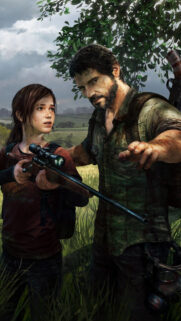 Joel and Ellie The Last of Us Mobile Wallpaper