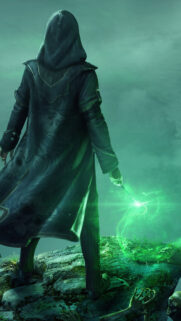 Dark Wizard Magic Fantasy Art Mobile Wallpaper