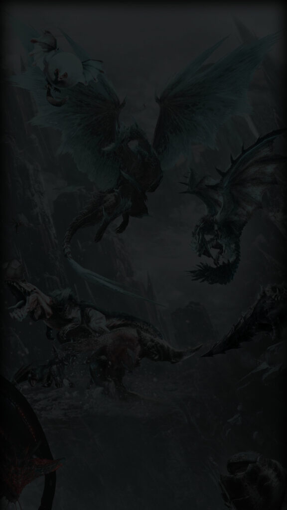 Monster Hunter Wilds Epic Creature Conflict Mobile Wallpaper