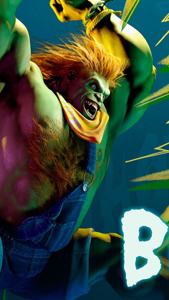 Blanka Street Fighter 6 Rage Mobile Wallpaper