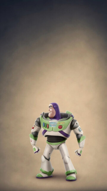 Buzz Lightyear Minimalist Studio Portrait Mobile Wallpaper