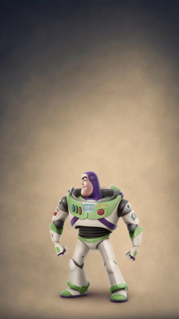 Buzz Lightyear Minimalist Studio Portrait Mobile Wallpaper