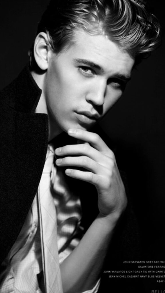 Portrait of a Handsome Young Man in Formal Wear Mobile Wallpaper