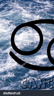 Cancer Zodiac Sign Water Element Mystical Astrology Phone Wallpaper