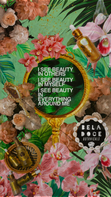 Self Love and Manifestation Aesthetic Spiritual Collage Wallpaper