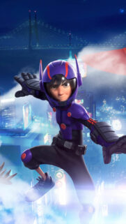 Hiro Hamada Action Pose from Big Hero 6 Mobile Wallpaper