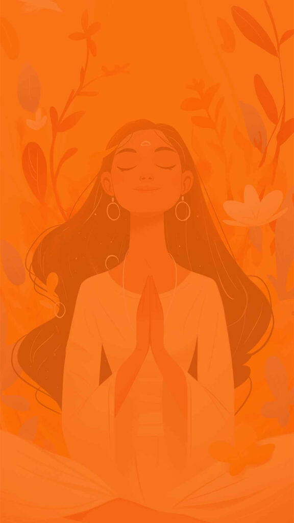 Inner Peace and Spiritual Chakra Alignment Aesthetic Wallpaper