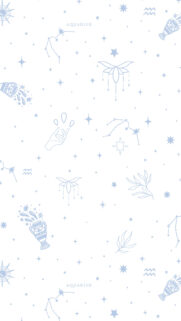 Aquarius Constellation and Zodiac Symbol Spiritual Aesthetic Wallpaper