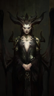 Lilith Diablo IV Dark Fantasy Art Mobile Wallpaper
