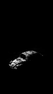Minimalist Shadowed Volkswagen Beetle Mobile Wallpaper