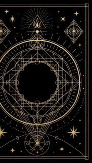 Sacred Geometry Mandala for Energetic Alignment and Manifestation Wallpaper