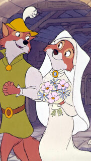 Robin Hood and Maid Marian Wedding Mobile Wallpaper