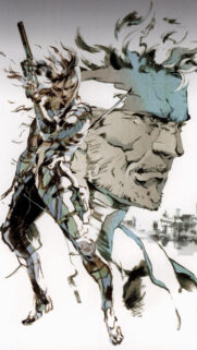 Metal Gear Solid Raiden and Solid Snake Mobile Wallpaper