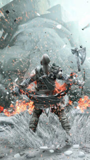 Kratos Combat God of War Mobile Wallpaper