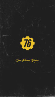 Fallout 76 Minimalist Style Mobile Wallpaper