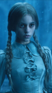 Jenna Ortega as Young Wednesday Addams 4K Mobile Wallpaper