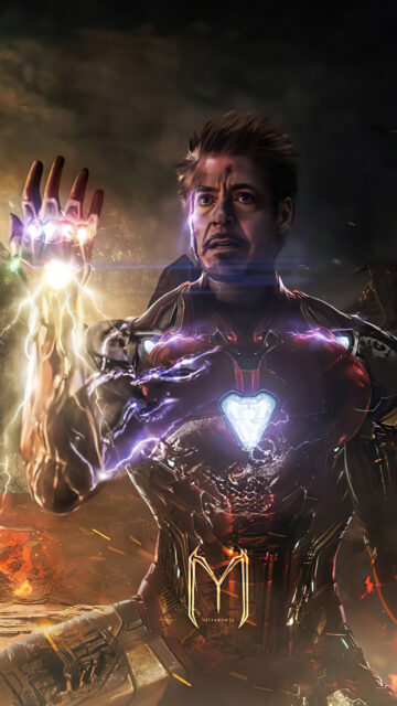 Iron Man Infinity War Sacrifice 4K Mobile Wallpaper