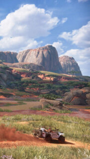 Uncharted 4 Open World Savanna Mobile Wallpaper