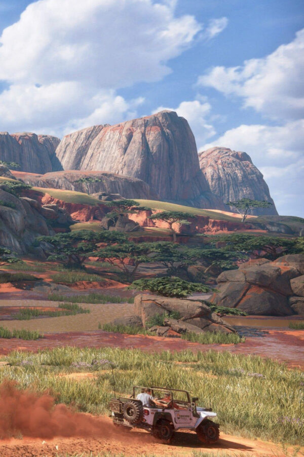 Uncharted 4 Open World Savanna Mobile Wallpaper
