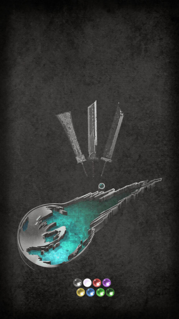 Final Fantasy VII Cloud's Buster Swords Mobile Wallpaper